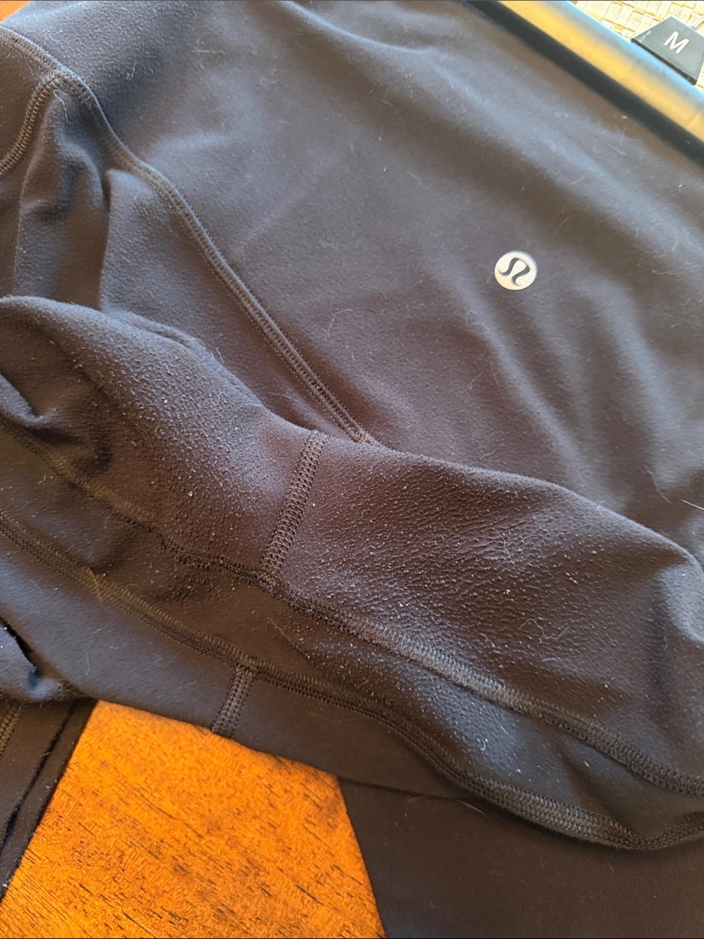 lululemon black Leggings with Side Pockets -size 14 - Picture 5 of 5